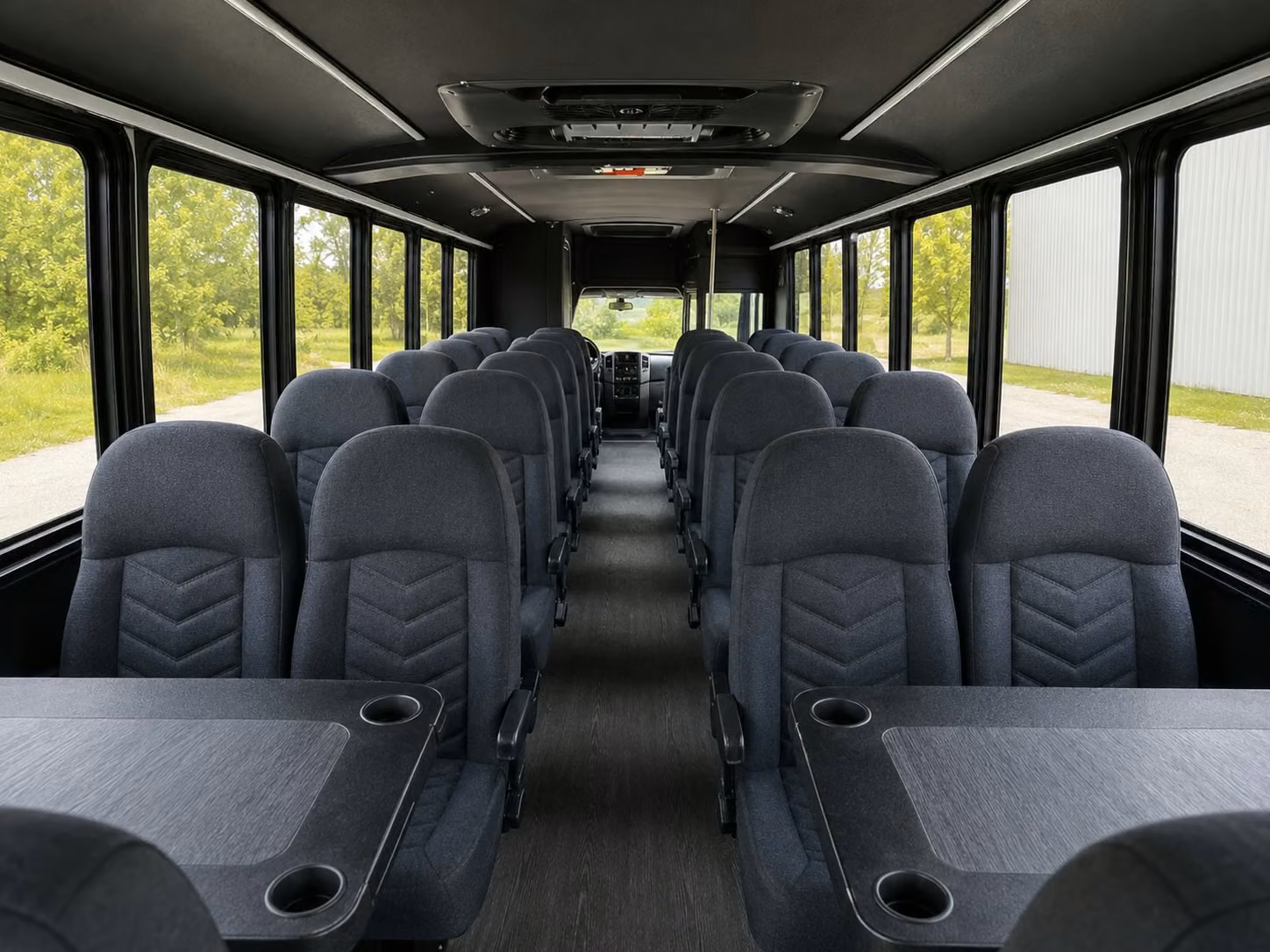 20 passenger minibus inside