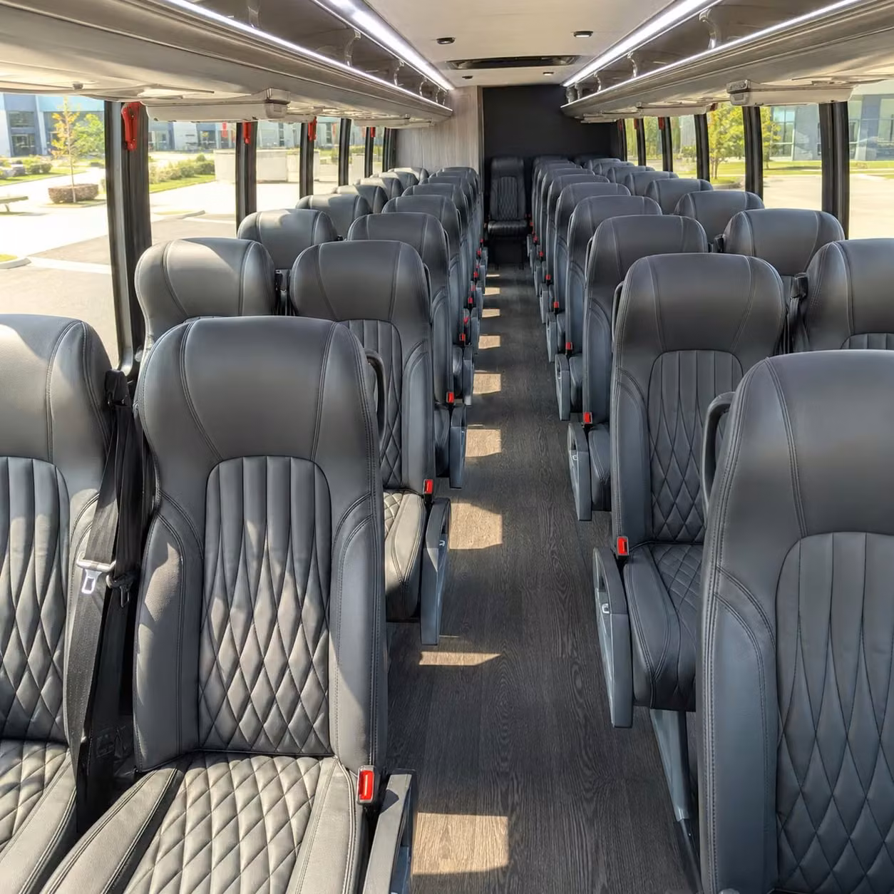 25 passenger minibus inside