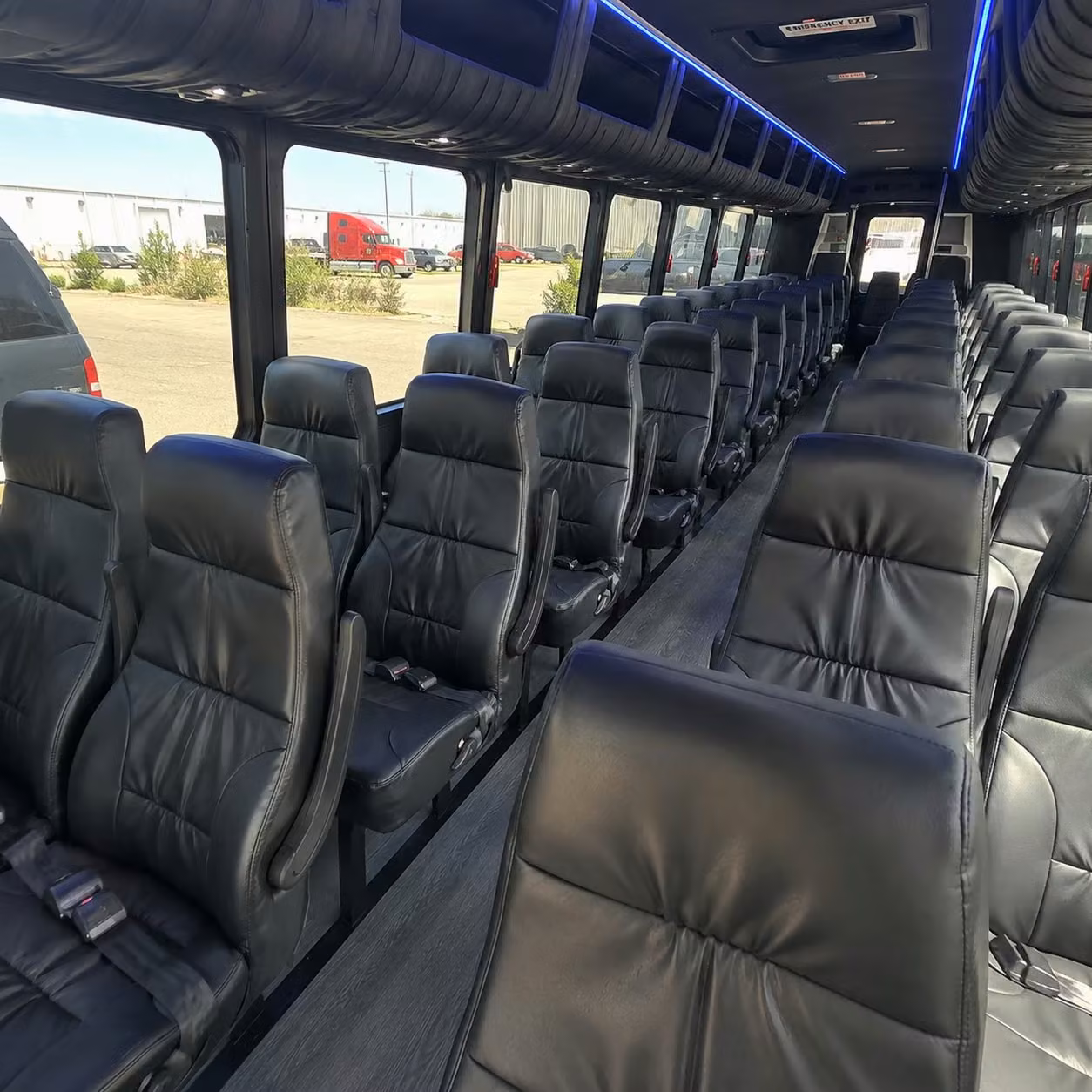 30 passenger minibus inside