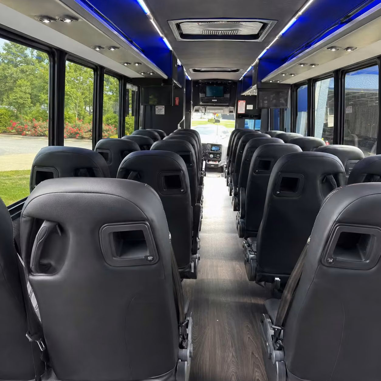 30 passenger minibus interior