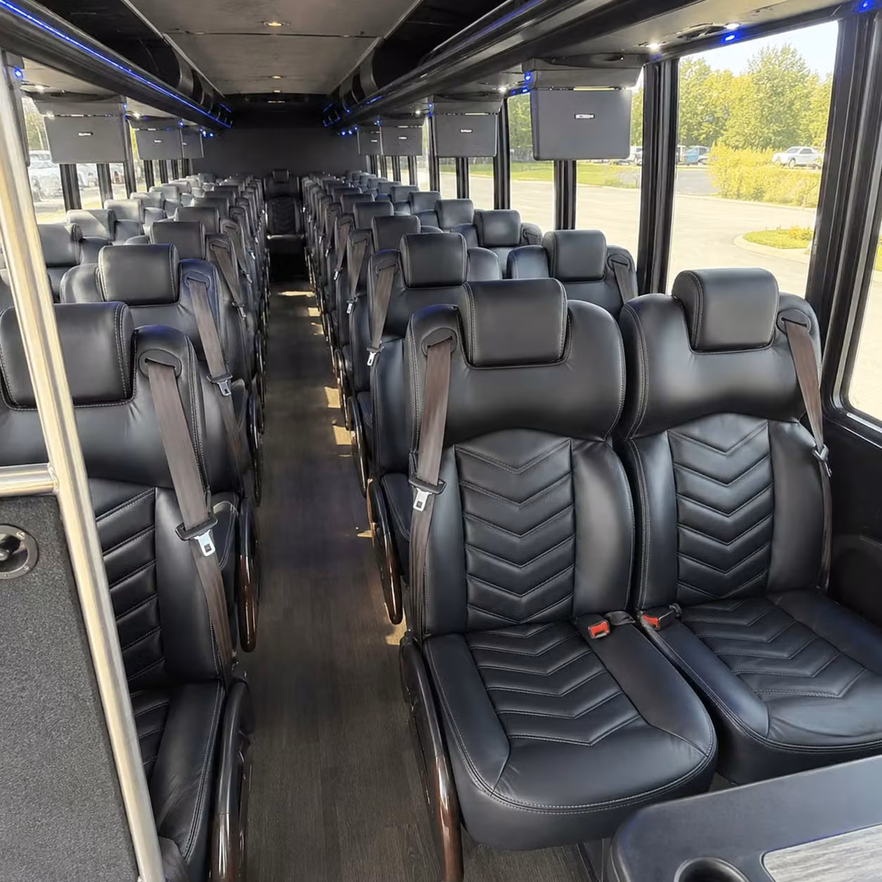 35 passenger minibus inside